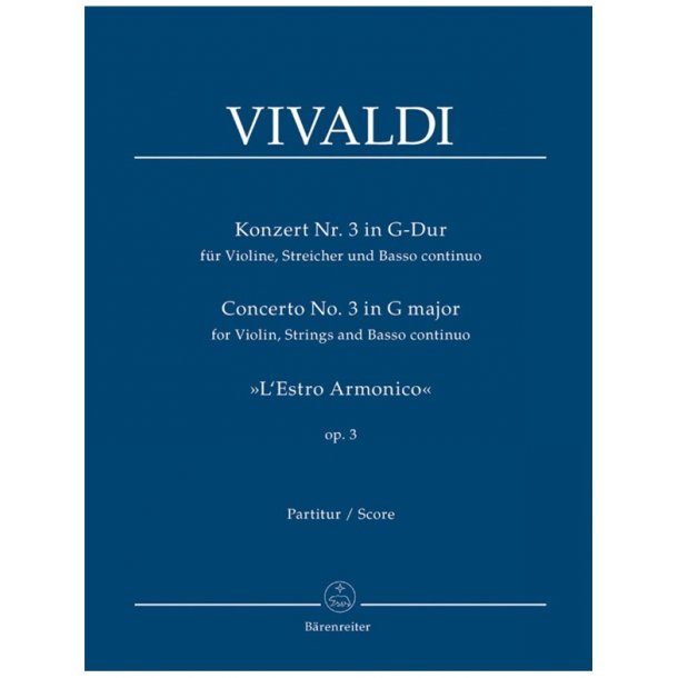 Concerto III - Vivaldi, Antonio