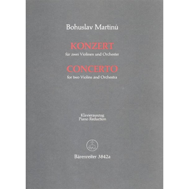 Concerto - Martinu, Bohuslav
