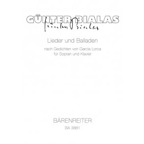 Lieder und Balladen nach Gedichten von Federicio Garcia Lorca - Bialas, Günter