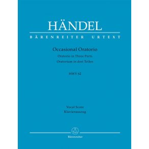 Occasional Oratorio - Händel, Georg Friedrich