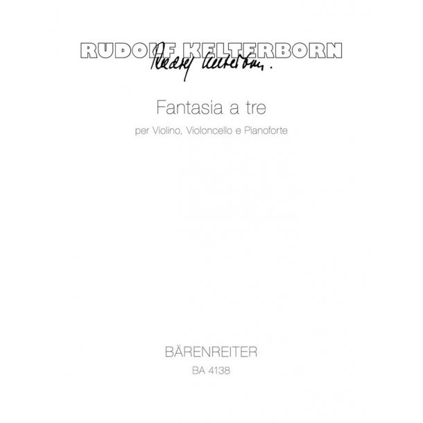 Fantasia a tre - Kelterborn, Rudolf