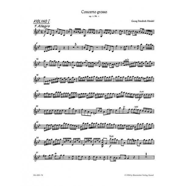 Concerto grosso - H&auml;ndel, Georg Friedrich