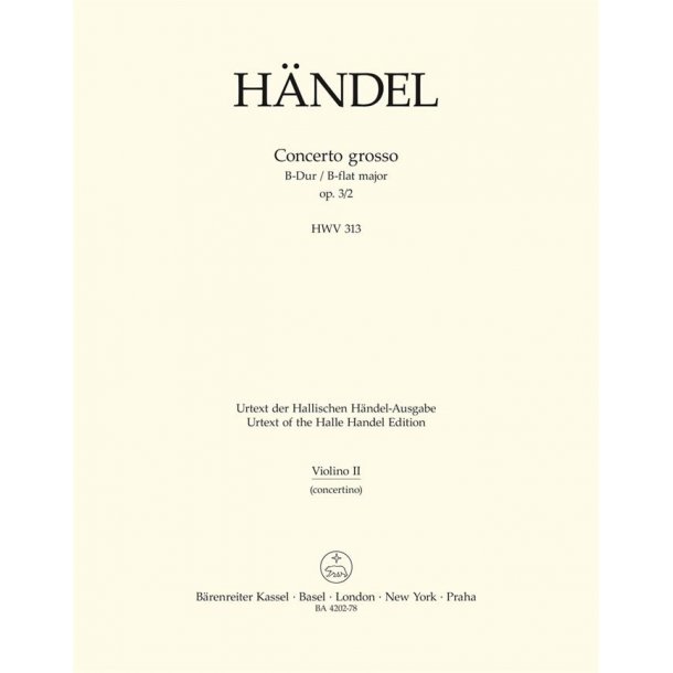 Concerto grosso - H&auml;ndel, Georg Friedrich
