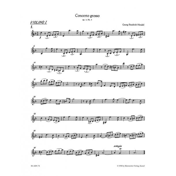 Concerto grosso - H&auml;ndel, Georg Friedrich