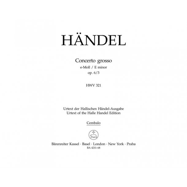 Concerto grosso - H&auml;ndel, Georg Friedrich