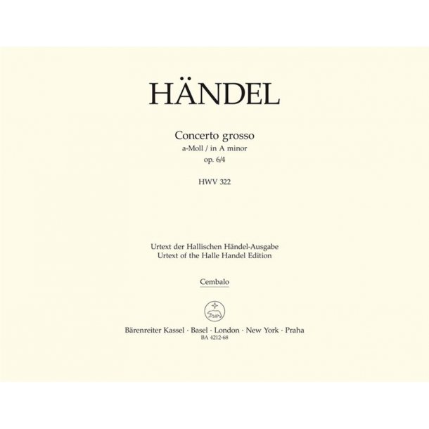 Concerto grosso - H&auml;ndel, Georg Friedrich