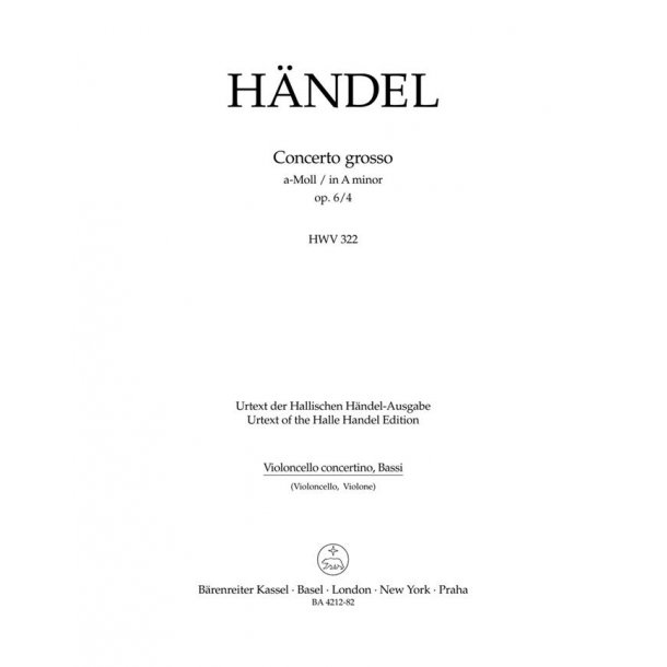 Concerto grosso - H&auml;ndel, Georg Friedrich
