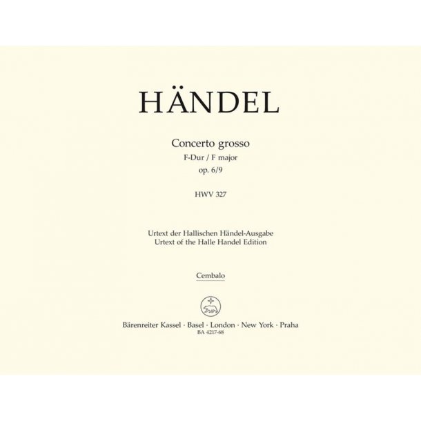 Concerto grosso - H&auml;ndel, Georg Friedrich