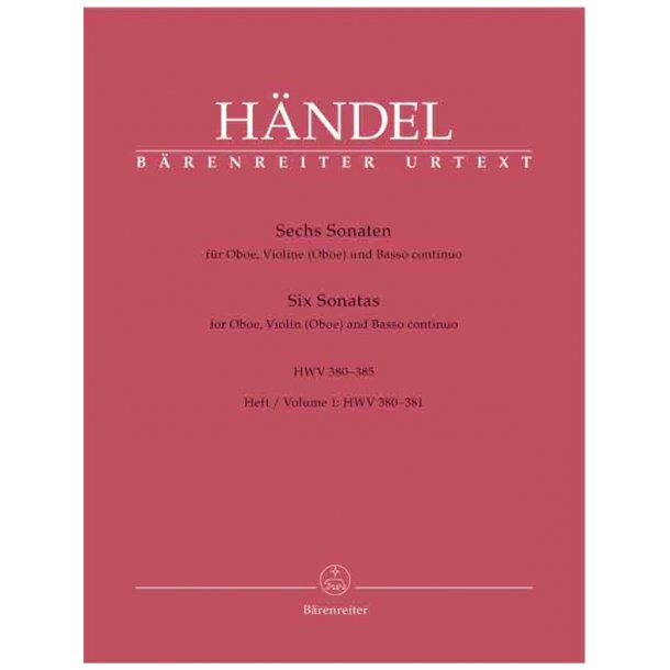 Six Sonatas - H&auml;ndel, Georg Friedrich