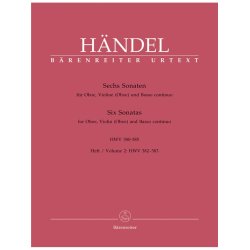 Six Sonatas - H&auml;ndel, Georg Friedrich