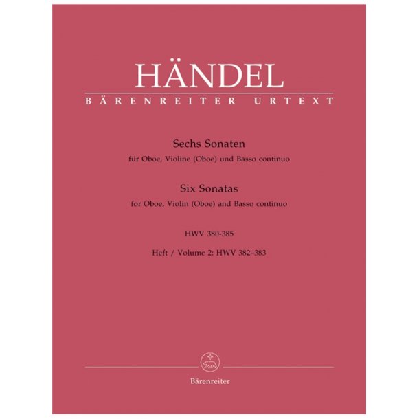 Six Sonatas - H&auml;ndel, Georg Friedrich