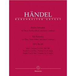 Six Sonatas - H&auml;ndel, Georg Friedrich