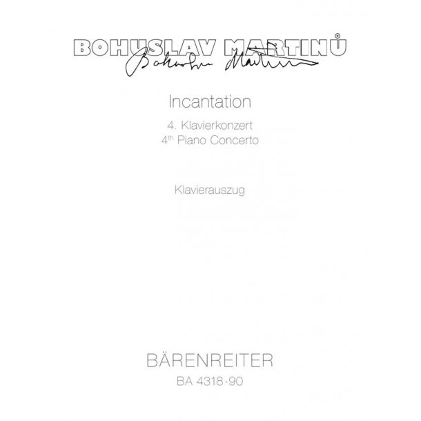 Incantation - Martinu, Bohuslav