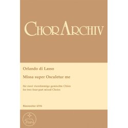 Missa super - Lasso, Orlando di