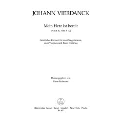 Mein Herz ist bereit - fourdanck, Johann