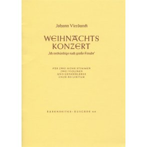 Ich verkündige euch große Freude - fourdanck, Johann