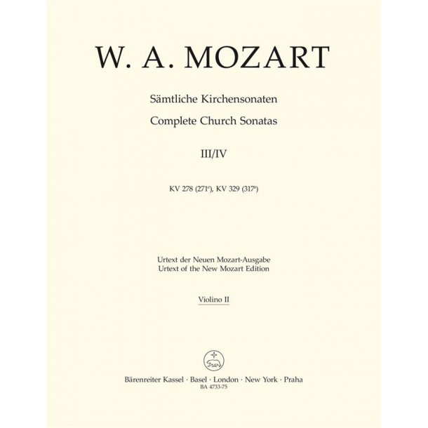 Complete Church Sonatas - Mozart, Wolfgang Amadeus
