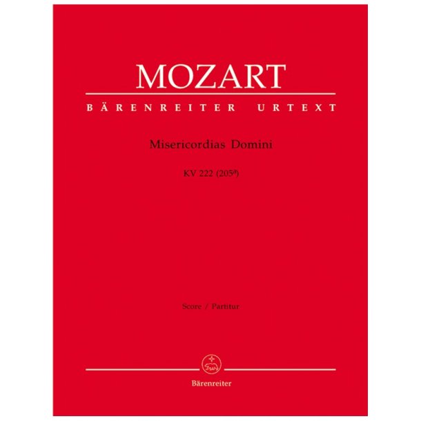 Misericordias Domini - Mozart, Wolfgang Amadeus