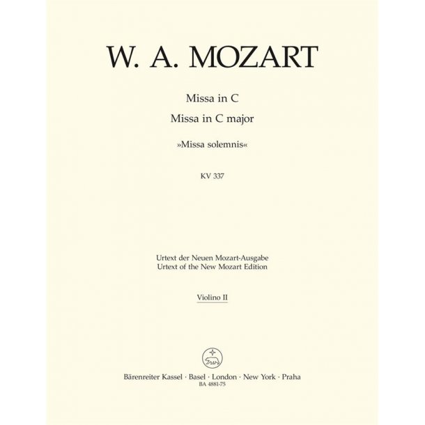 Missa - Mozart, Wolfgang Amadeus