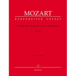 Litaniae de venerabili altaris Sacramento - Mozart, Wolfgang Amadeus
