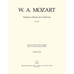 Vesperae solennes de Confessore - Mozart, Wolfgang Amadeus