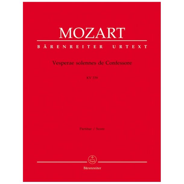 Vesperae solennes de Confessore - Mozart, Wolfgang Amadeus