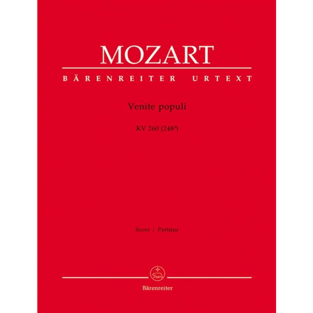 Venite populi - Mozart, Wolfgang Amadeus