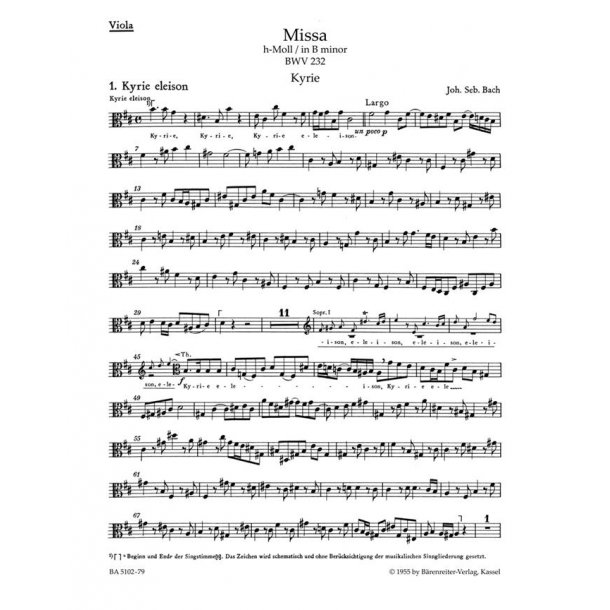 Mass - Bach, Johann Sebastian