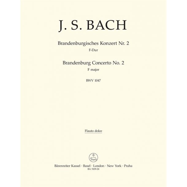 Brandenburg Concerto No. 2 - Bach, Johann Sebastian