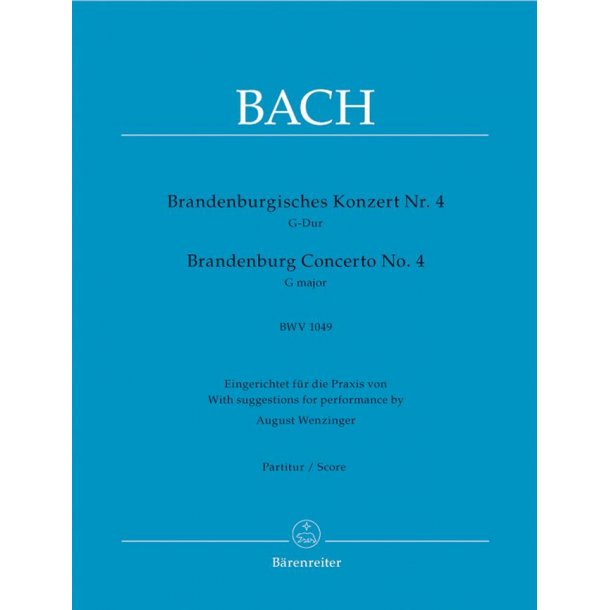 Brandenburg Concerto - Bach, Johann Sebastian