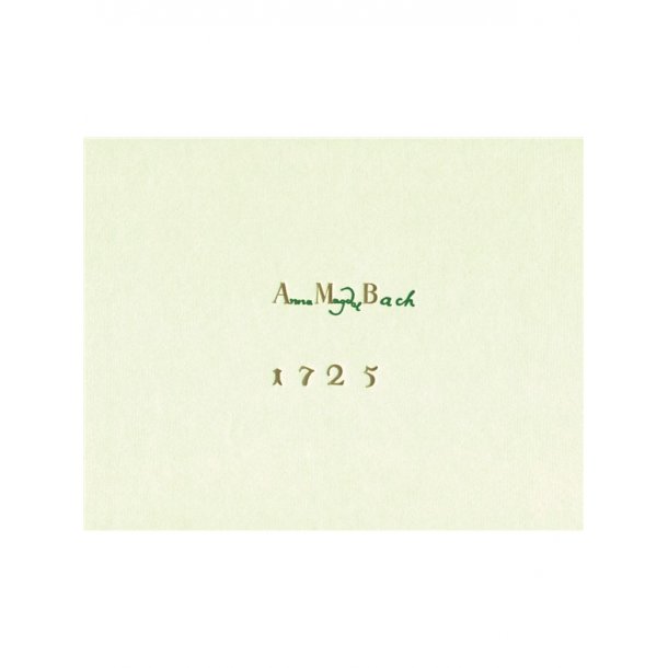 Notebook for Anna Magdalena Bach - Bach, Johann Sebastian