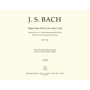 Singet dem Herrn ein neues Lied - Bach, Johann Sebastian
