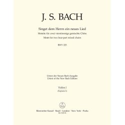 Singet dem Herrn ein neues Lied - Bach, Johann Sebastian