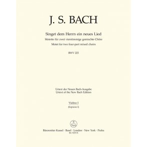 Singet dem Herrn ein neues Lied - Bach, Johann Sebastian