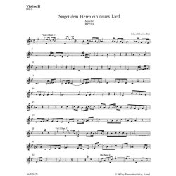 Singet dem Herrn ein neues Lied - Bach, Johann Sebastian
