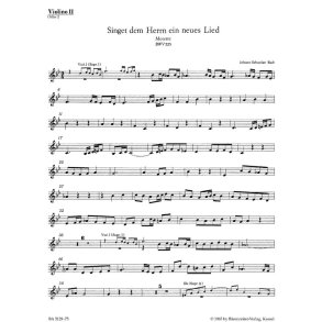 Singet dem Herrn ein neues Lied - Bach, Johann Sebastian