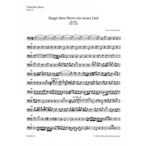 Singet dem Herrn ein neues Lied - Bach, Johann Sebastian