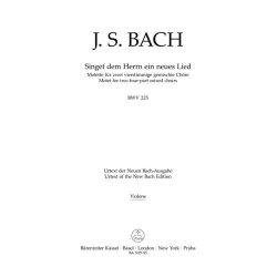 Singet dem Herrn ein neues Lied - Bach, Johann Sebastian