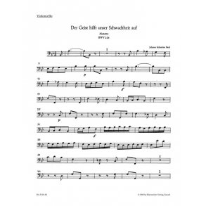 Der Geist hilft unser Schwachheit auf - Bach, Johann Sebastian