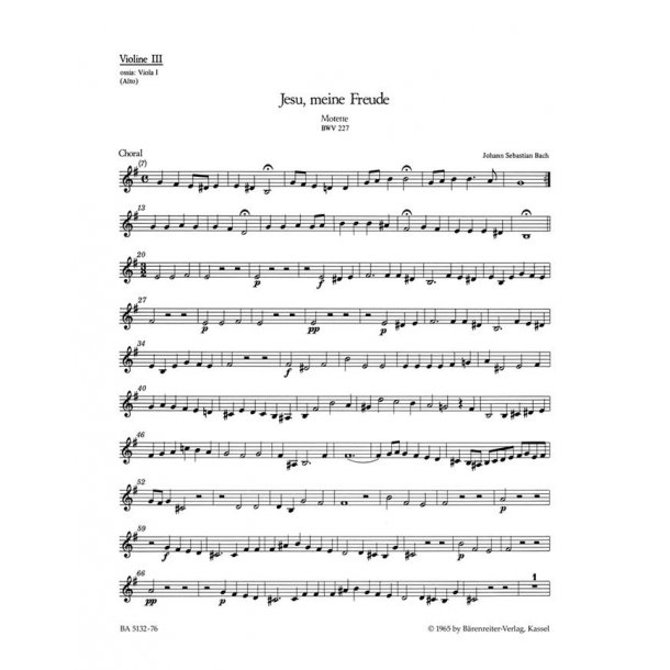 Jesu, meine Freude - Bach, Johann Sebastian