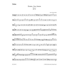 Komm, Jesu, komm - Bach, Johann Sebastian