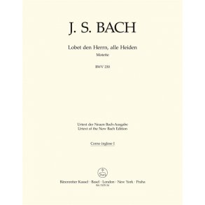 Lobet den Herrn, alle Heiden - Bach, Johann Sebastian