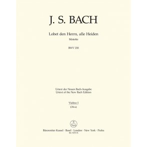 Lobet den Herrn, alle Heiden - Bach, Johann Sebastian