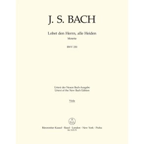 Lobet den Herrn, alle Heiden - Bach, Johann Sebastian