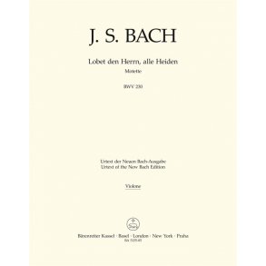 Lobet den Herrn, alle Heiden - Bach, Johann Sebastian