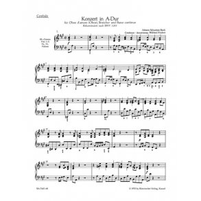 Concerto - Bach, Johann Sebastian