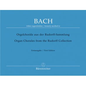 Orgelchoräle aus der Rudorff-Sammlung - Bach, Johann Sebastian