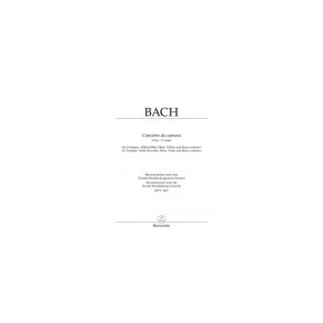 Concerto da camera - Bach, Johann Sebastian
