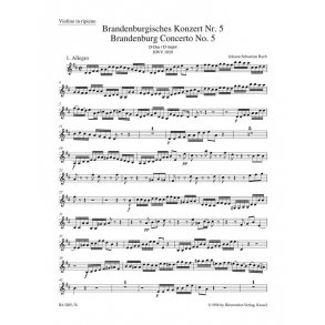 Brandenburg Concerto No. 5 and Concerto No. 5 
