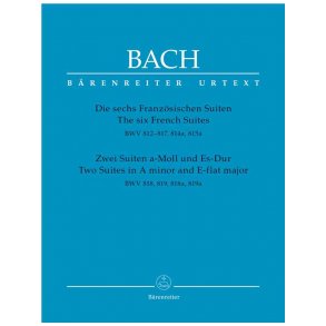 The Six French Suites / Two Suites in A minor and E-flat major - Bach, Johann Sebastian